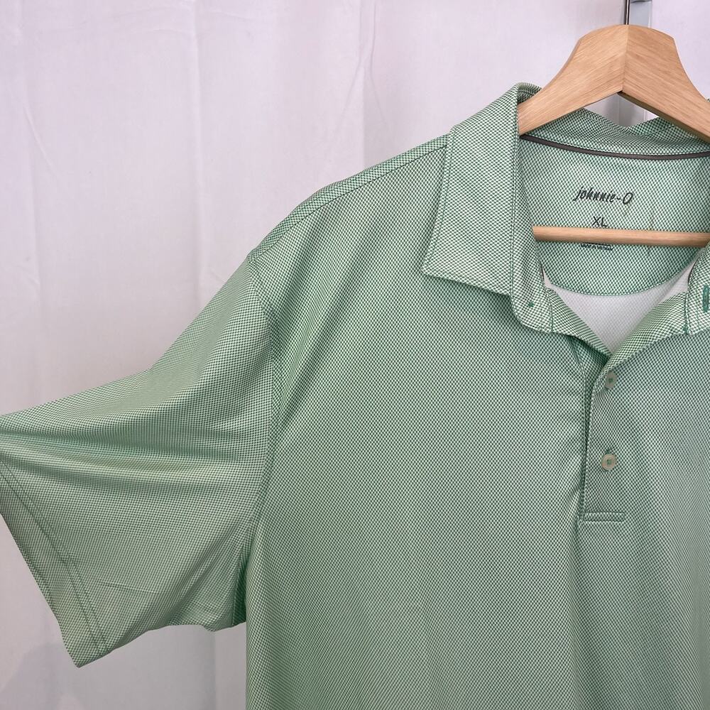JOHNNIE-O Poe Polo Short Sleeve Golf Shirt  Size XL JMPO4110 Kelly Green - Picture 3 of 6